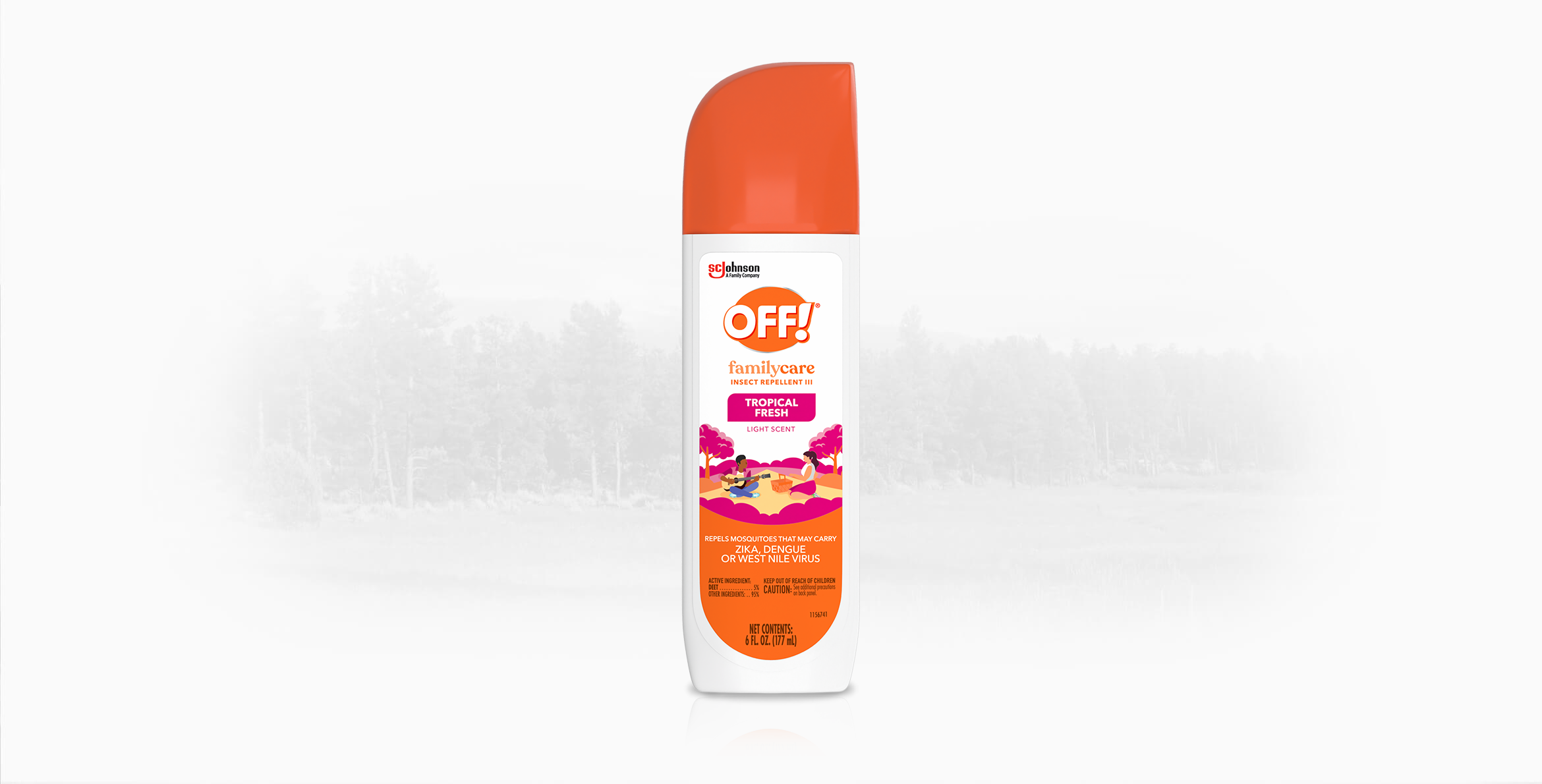 OFF!® FamilyCare Insect Repellent III (Tropical Fresh®)