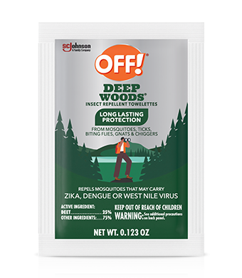 OFF!® Deep Woods® Insect Repellent Towelettes