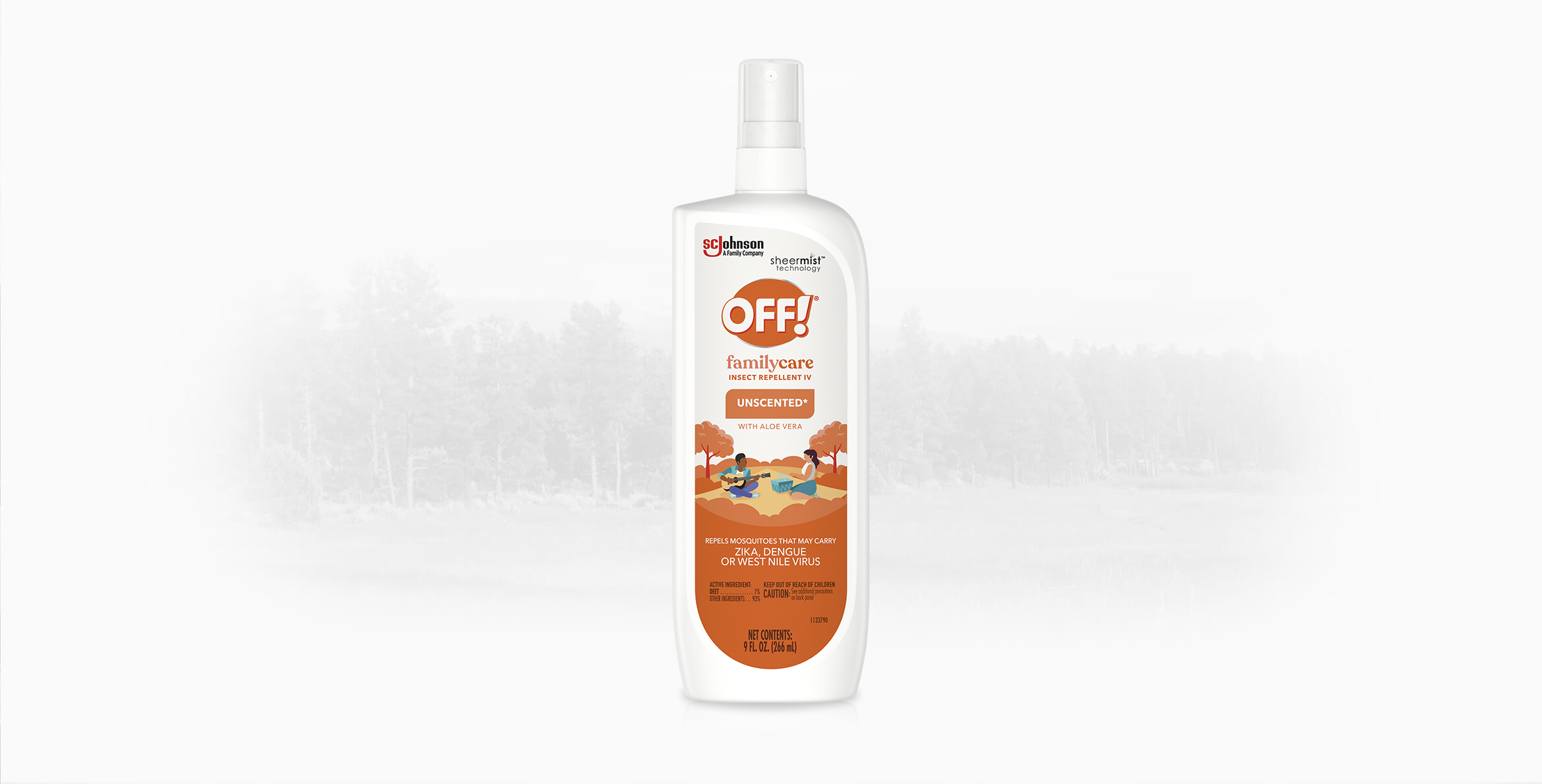 OFF!® FamilyCare Insect Repellent IV (Unscented)