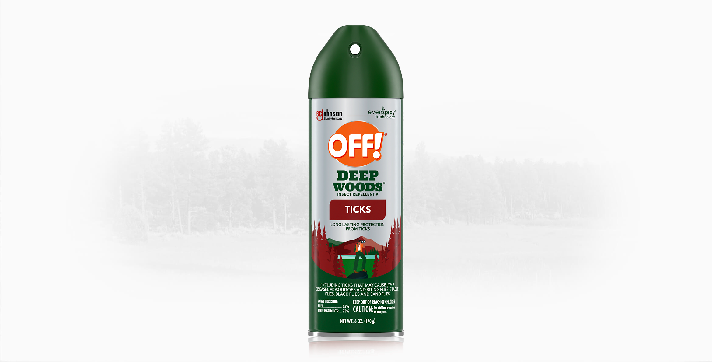 OFF!® Sportsmen Deep Woods® Insect Repellent 4 (Tick)